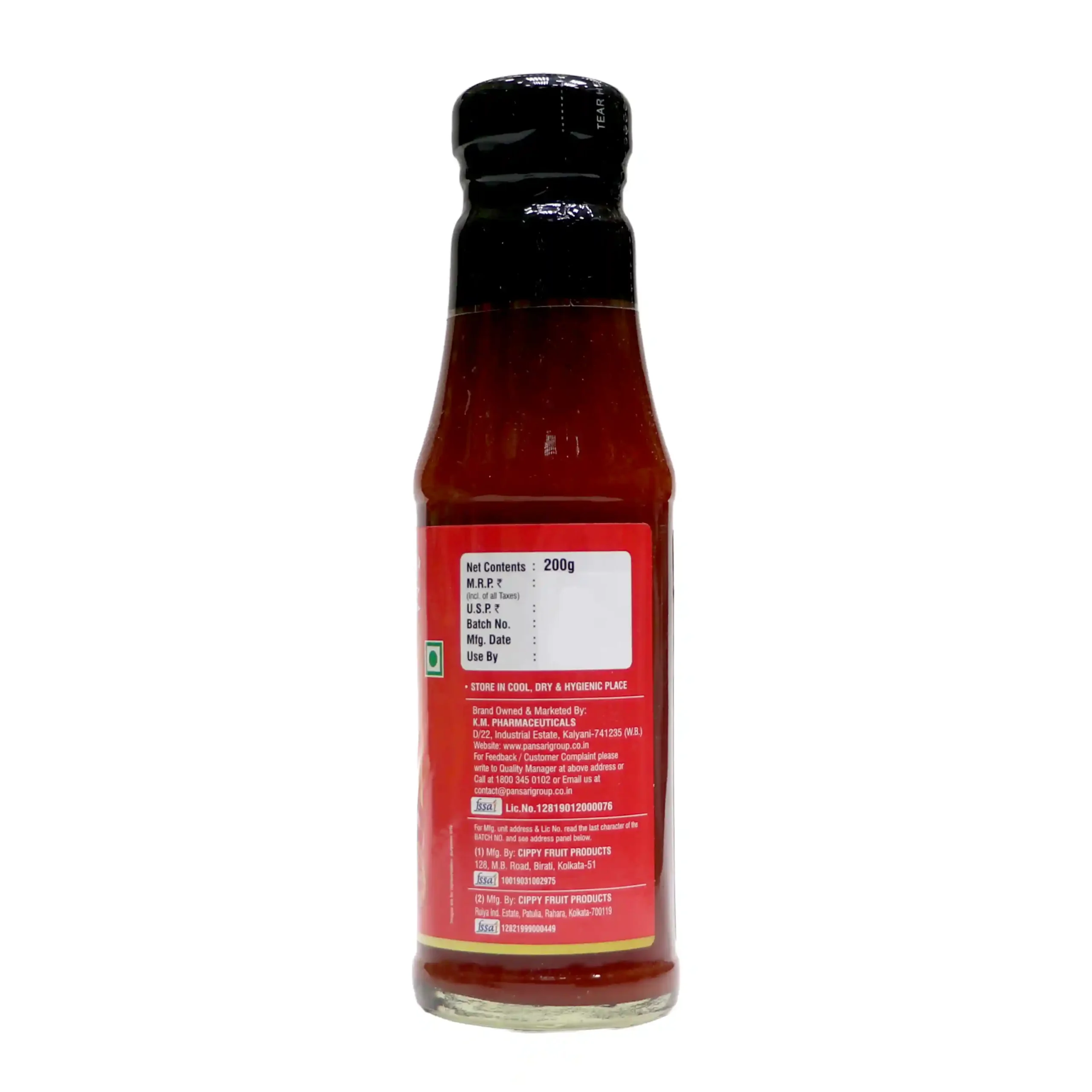 Pansari Tomato Sauce Bottle – Rich Tangy Tomato Ketchup for Snacks and Meals