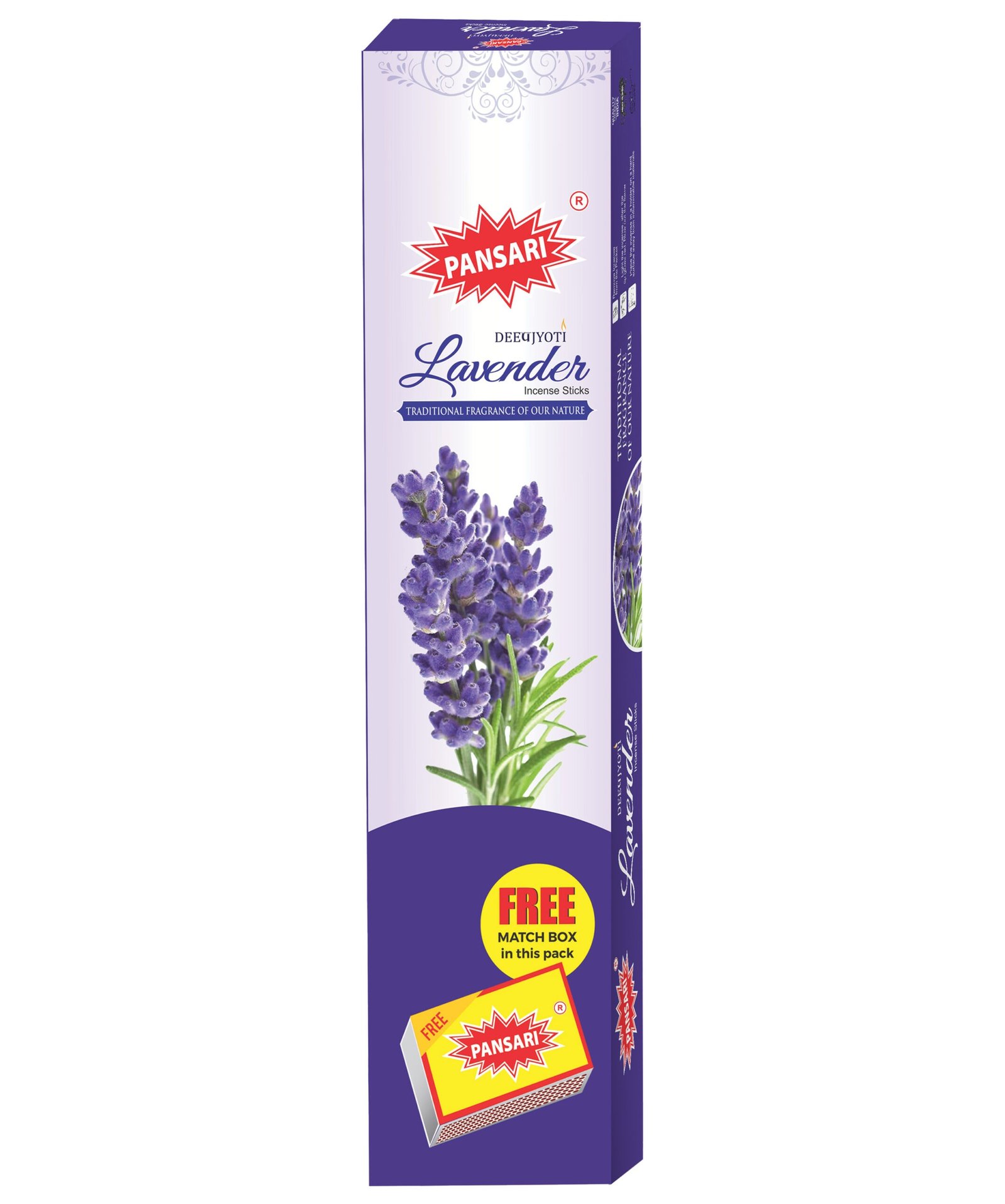 Pansari Agarbatti Lavender Box