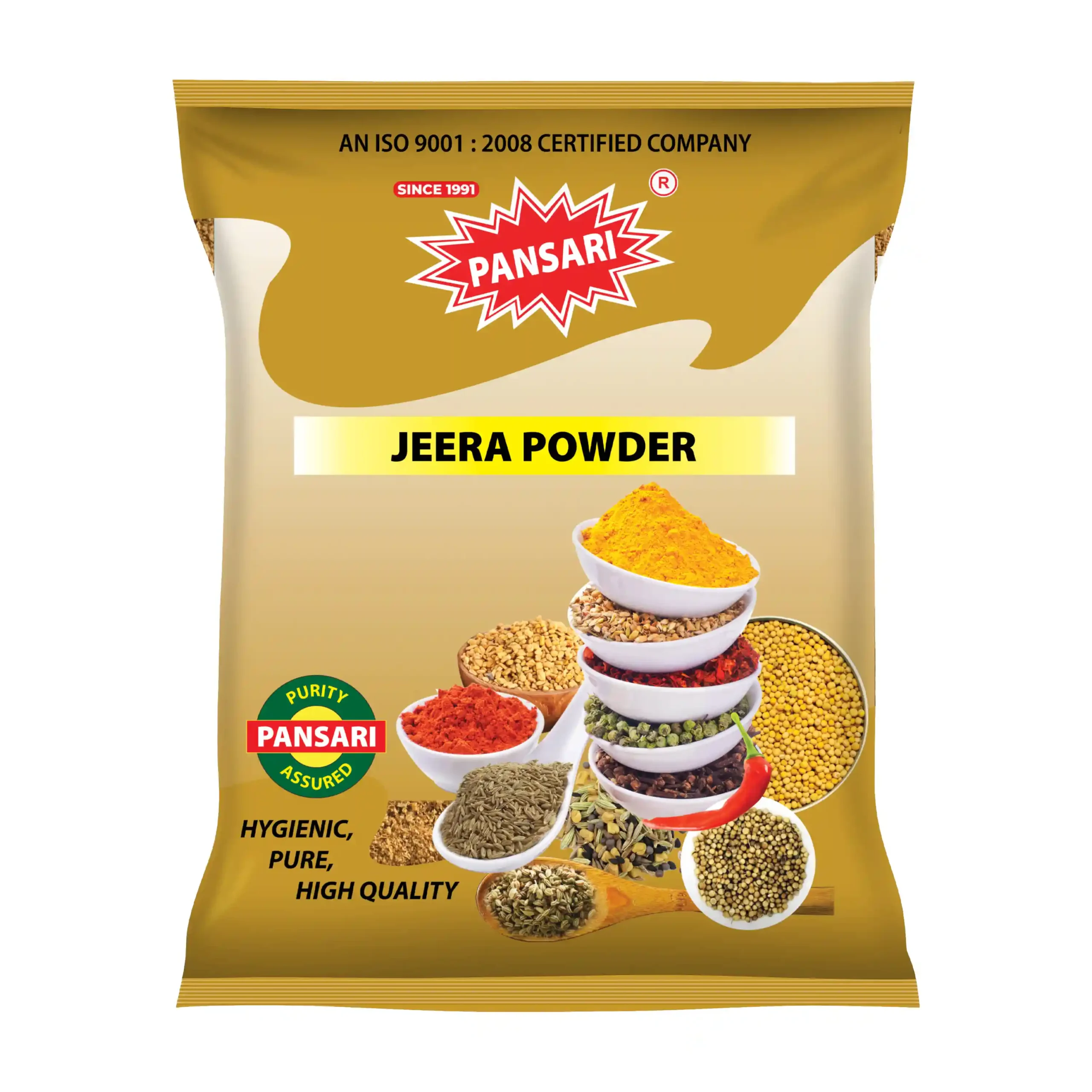 Pansari Jeera Powder pack – 100% pure ground cumin